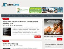 Tablet Screenshot of jackcola.org